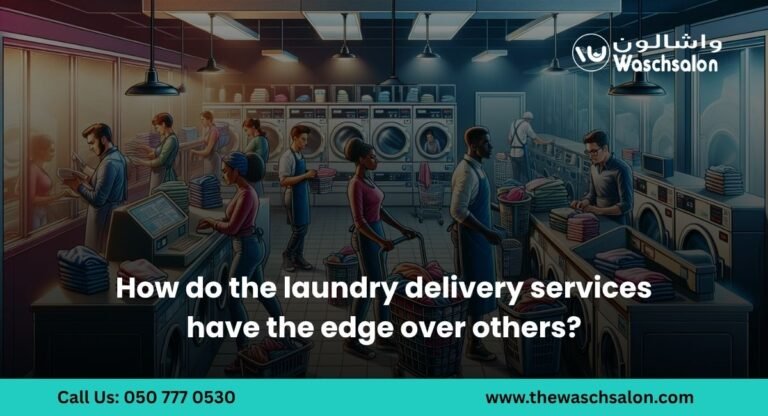 How do the laundry delivery services have the edge over others?