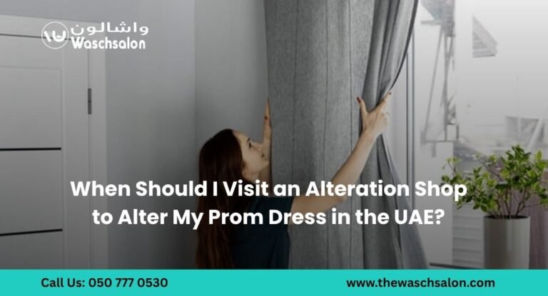 When Should I Visit an Alteration Shop to Alter My Prom Dress in the UAE