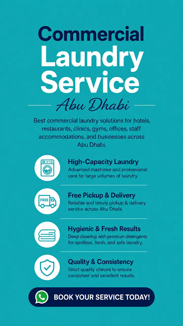 Commercial Laundry Service Abu Dhabi M