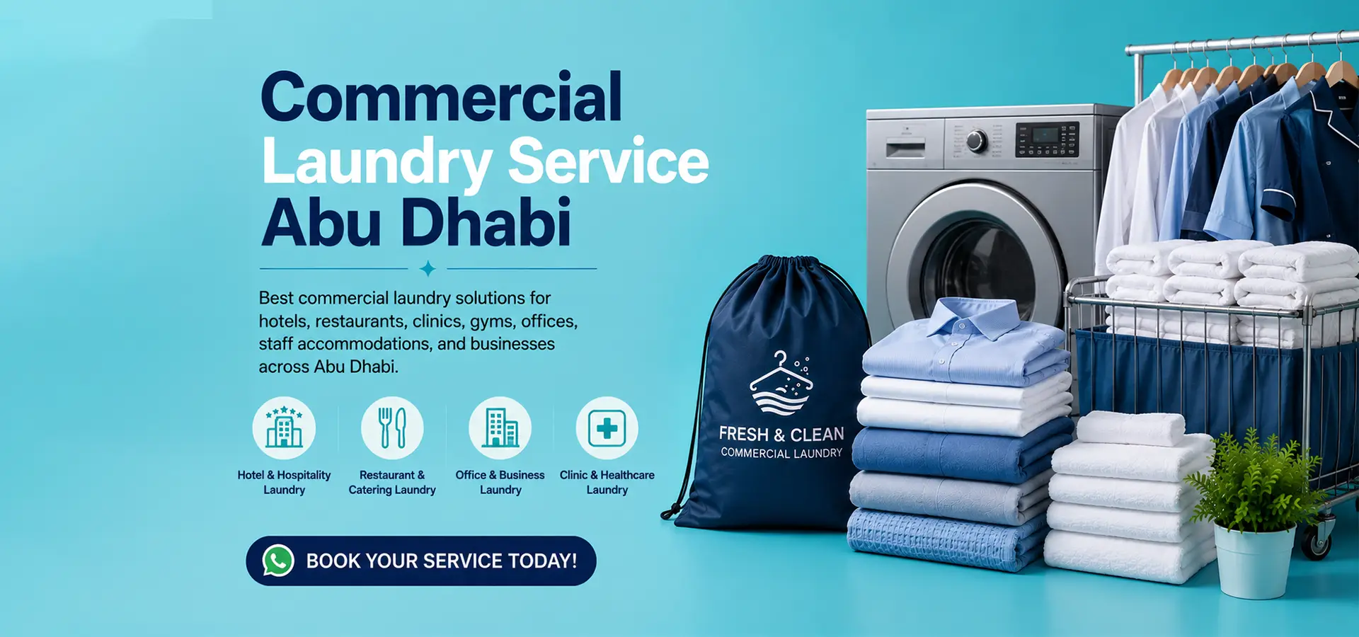 Commercial Laundry Service Abu Dhabi