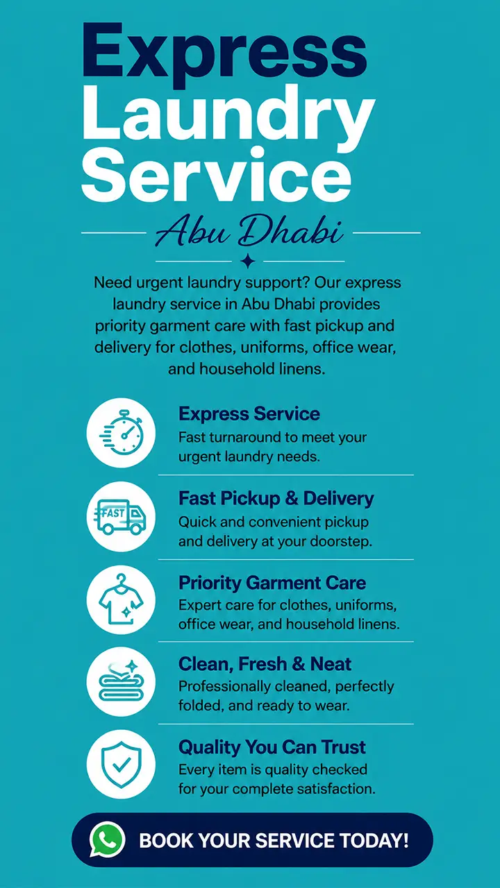 Express Laundry Service Abu Dhabi M