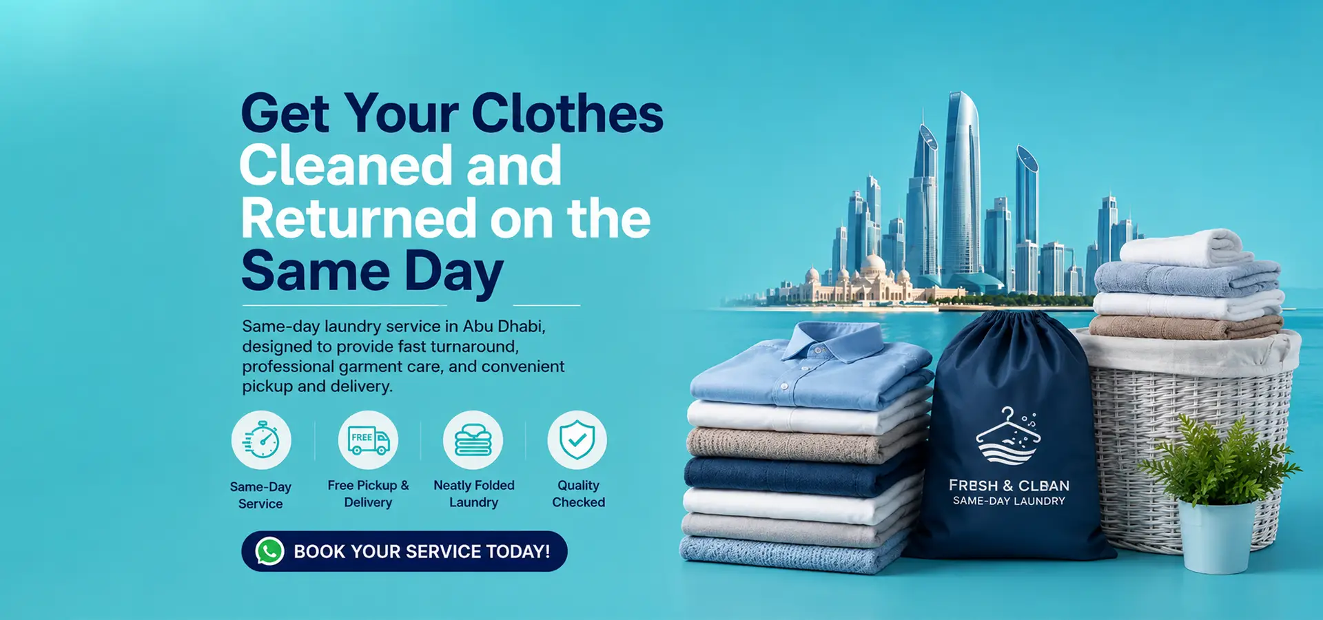 Get Your Clothes Cleaned and Returned on the Same Day