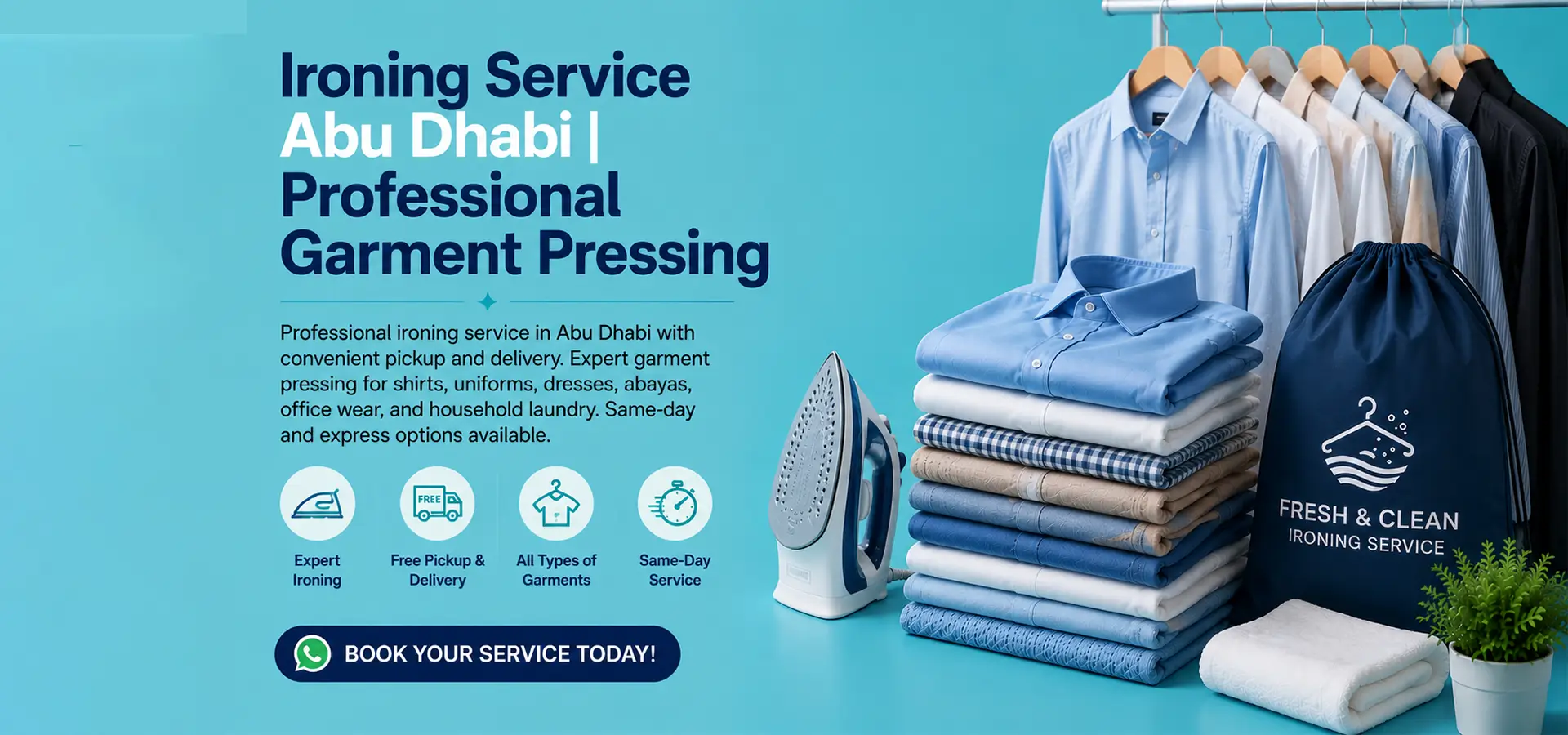 Ironing Service Abu Dhabi Professional Garment Pressing