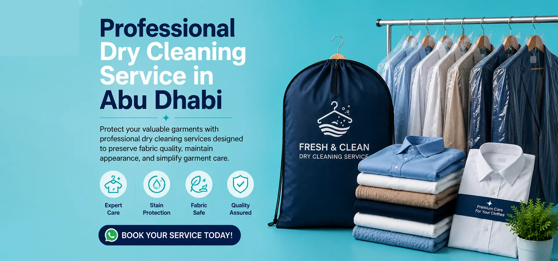 Professional Dry Cleaning Service in Abu Dhabi